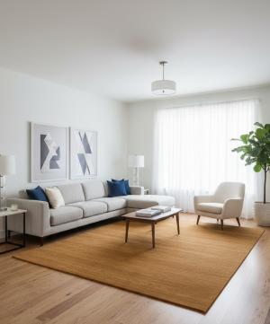 Orange Modern Solid 8X10 Gabbeh Oriental Rug