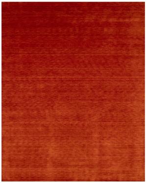 Orange Red Modern Solid 9X12 Gabbeh Oriental Rug