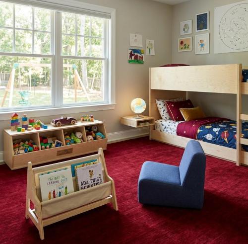 Red Modern Solid 8X8 Gabbeh Oriental Square Rug