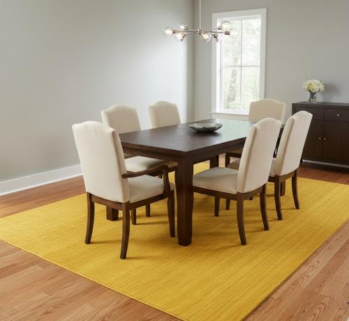 Marigold Modern Solid 8X8 Gabbeh Oriental Square Rug