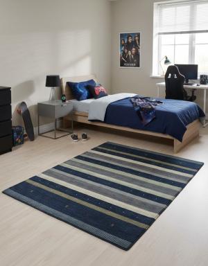 5'8 x 7'11 Hand Knotted Indo-Gabbeh Floral Oriental Wool Rug