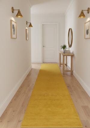 Marigold Modern Solid 3X12 Gabbeh Oriental Runner Rug