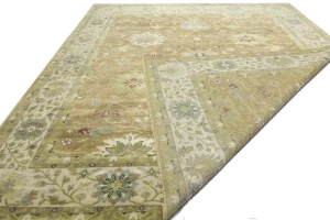 Light Rust Floral 12X15 Osh Chobi Oriental Rug