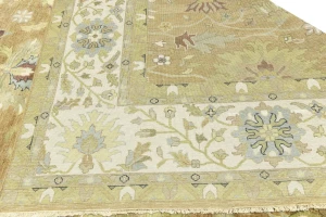 Light Rust Floral 12X15 Osh Chobi Oriental Rug