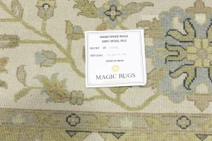 Light Rust Floral 12X15 Osh Chobi Oriental Rug