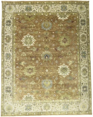 Light Rust Floral 12X15 Osh Chobi Oriental Rug