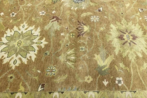 Light Rust Floral 12X15 Osh Chobi Oriental Rug
