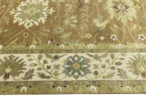 Light Rust Floral 12X15 Osh Chobi Oriental Rug
