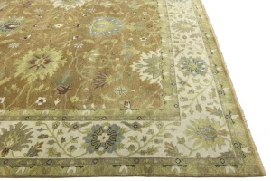 Light Rust Floral 12X15 Osh Chobi Oriental Rug