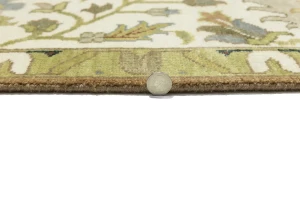 Light Rust Floral 10x14 Osh Chobi Oriental Area Rug