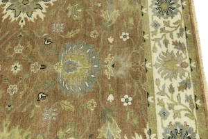 Light Rust Floral 6x9 Osh Chobi Oriental Rug