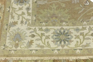 Light Rust Floral 6x9 Osh Chobi Oriental Rug