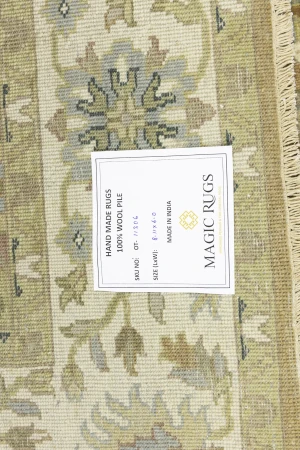 Light Rust Floral 6x9 Osh Chobi Oriental Rug