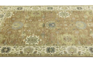 Light Rust Floral 6x9 Osh Chobi Oriental Rug