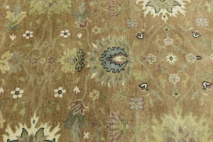Light Rust Floral 6x9 Osh Chobi Oriental Rug