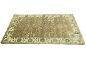 Light Rust Floral 5x8 Osh Chobi Oriental Rug