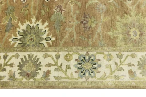 Light Rust Floral 5x8 Osh Chobi Oriental Rug