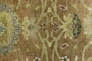 Light Rust Floral 2'6X7'10 Osh Chobi Oriental Runner Rug