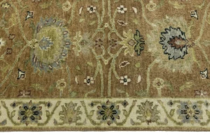 Light Rust Floral 2'6X7'10 Osh Chobi Oriental Runner Rug