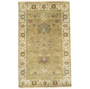 Tan Floral Osh Chobi Peshawar Oriental All Size