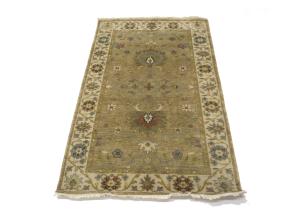 Tan Floral Osh Chobi Peshawar Oriental All Size