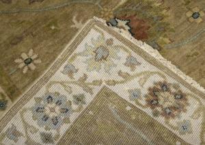 Tan Floral Osh Chobi Peshawar Oriental All Size