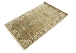 Tan Floral Osh Chobi Peshawar Oriental All Size