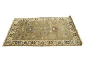 Tan Floral Osh Chobi Peshawar Oriental All Size