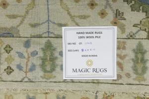 Ivory Floral Traditional Oushak Chobi Oriental All Size