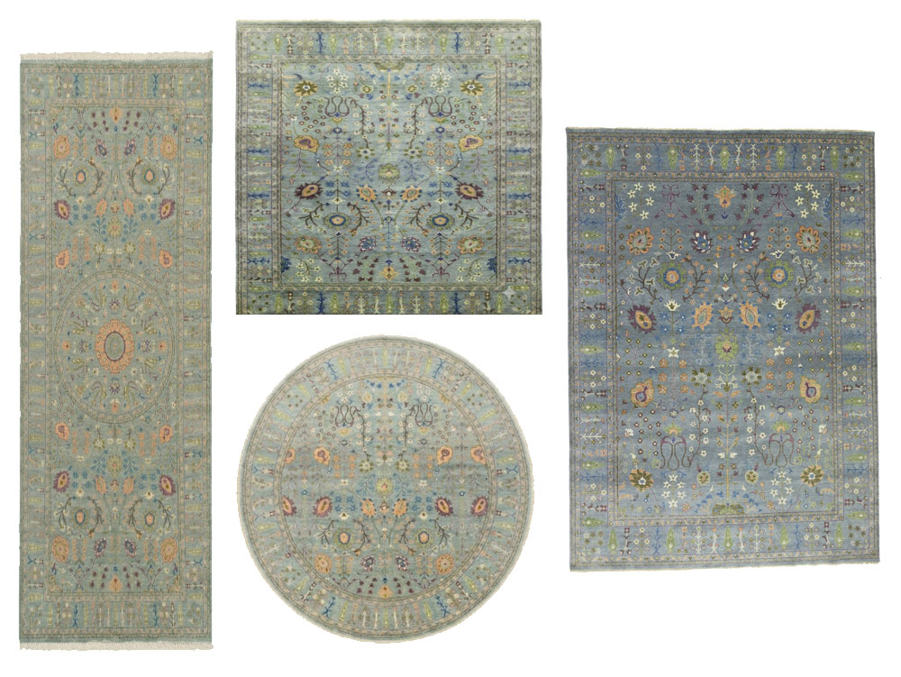 Muted Colors Floral Oushak Chobi Oriental All size - Image 1