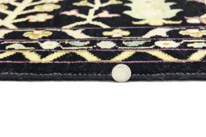 Black Floral Osh Chobi Oriental All Size