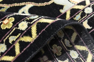 Black Floral Osh Chobi Oriental All Size