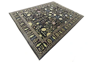 Black Floral Osh Chobi Oriental All Size