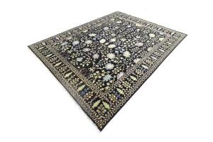 Black Floral Osh Chobi Oriental All Size