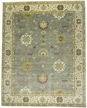 Light Blue Floral Osh Chobi 12x15 Oriental Area Rug