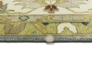 Light Blue Floral Osh Chobi 12x15 Oriental Area Rug