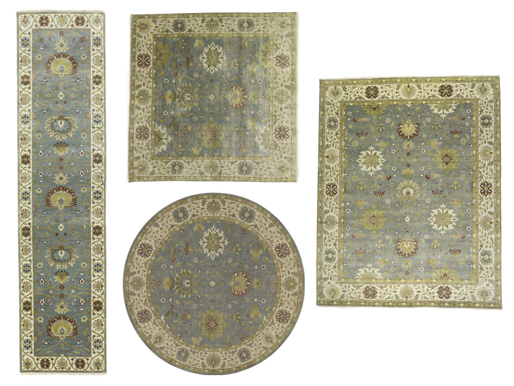 Blue-gray Floral Osh Chobi Oriental All size - Image 2