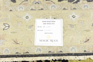 Black Transitional Floral Oushak Chobi Oriental All Size