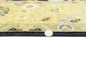 Black Traditional Floral 8X10 Oushak Chobi Oriental Rug