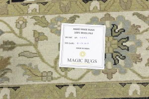 Black Traditional Floral 8X10 Oushak Chobi Oriental Rug