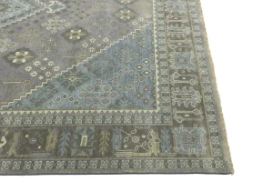 Taupe Tribal 9x12 Indo-Joshaghan Oriental Rug