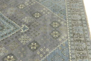 Taupe Tribal 9x12 Indo-Joshaghan Oriental Rug