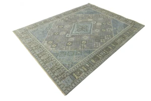 Taupe Tribal 9x12 Indo-Joshaghan Oriental Rug