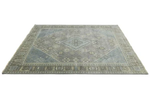 Taupe Tribal 9x12 Indo-Joshaghan Oriental Rug