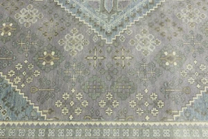 Muted Gray Tribal 8X10 Indo-Joshaghan Oriental Rug