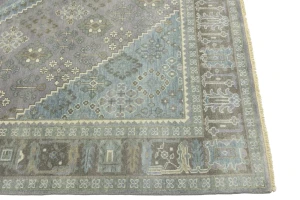 Muted Gray Tribal 8X10 Indo-Joshaghan Oriental Rug