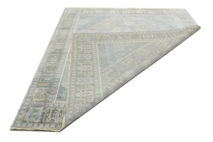Muted Gray Tribal 8X10 Indo-Joshaghan Oriental Rug