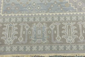 Muted Gray Tribal 8X10 Indo-Joshaghan Oriental Rug