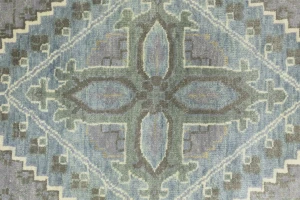 Muted Gray Tribal 8X10 Indo-Joshaghan Oriental Rug