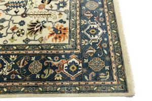 Cream Geometric Transitional 9x12 Chobi Oriental Rug